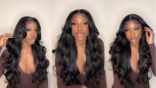 $40 Wig| The Stylist Human Hair Blend | Bella |  Samsbeauty