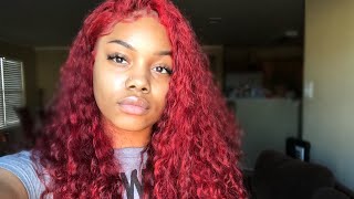 Beaudiva Hair Deep Wave | Red Goddessssss!