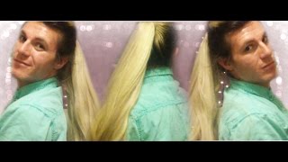How To: Clip In Extensions Ponytail Hair Tutorial