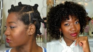Heatless Curls Overnight | Bantu Knot Out  On Wet Hair Feat. Arvazallia |  How To Bantu Knot
