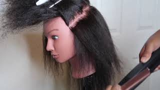 100% Human Hair Afro Mannequin Head Review: Human Hair Practice Mannequin Head Human Hair