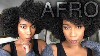 Fluffy + Soft Afro Natural Hairstyle #Easy | Naptural85