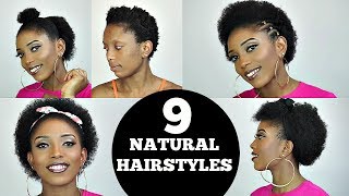 Back To School Easy 9 Short Natural Hairstyles + Rant