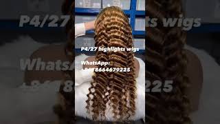 Wowsuch Lovely And Bouncy 200% Highlight Lace Frontal Wig ,Let Us Rock It!