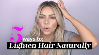 Diy: 5 Ways To Lighten Blonde Hair Naturally