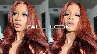 Perfect Fall Look | Reddish Brown Wig Install | Unice Hair | Breyonna J
