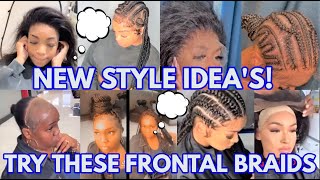How To Install Beautiful Frontal Braids L Feedin Braids, Box Braids, Tutorials Compilation