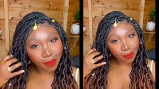 How To Tint The Knots Of Your Braided Wig In Minutes || Ft Zuma Wigs || Different Ways To Style
