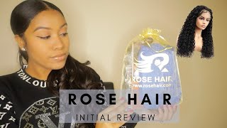 Rose Hair Initial Review- 26" 5X5 Deep Wave Wig !!