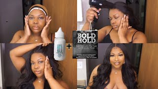 Bold Hold Lace Tape Install On Bodywave Frontal | Nadula Hair