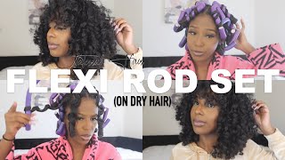 Flexi Rod Set.... But Give It Volume!! (On Stretched Natural Hair)