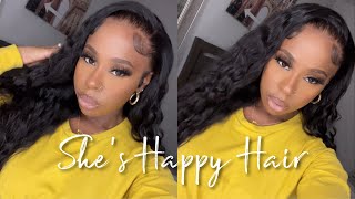 Melted 30' Inch Lace Front Wig Ft. She'S Happy Hair Deep Wave