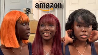 7 Synthetic Wigs Under $30 | Affordable Amazon Wig Try On