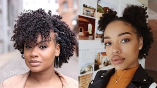 Short, Twa, Awkward Length And Medium Natural Hairstyles Compilation 2021
