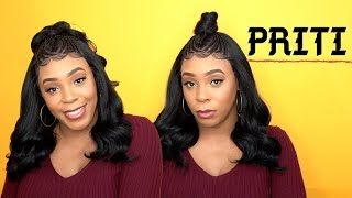 Mayde Beauty Synthetic Hair Pre-Braided Lace Frontal Wig - Priti --/Wigtypes.Com