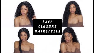 Quick & Easy Lace Closure/ Frontal Wig Hairstyles | Ft. Samsbeauty.Com
