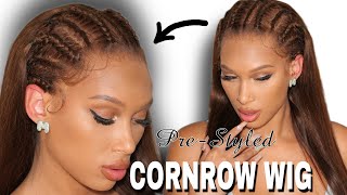  Cornrow Braided Wig: How To Apply A Braided Wig | Brown Hair Lace Wig