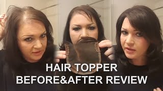 Human Hair Topper Review, How-To, Before&After, Uniwigs 2021