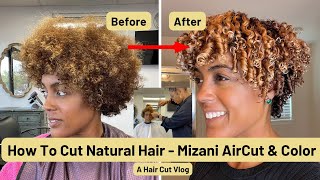 How To Cut Natural Curly Hair - Kinky Cut And Color Tips And Salon Visit