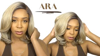Outre Synthetic Hair Sleeklay Part Hd Lace Front Wig - Ara --/Wigtypes.Com