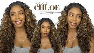 Laude & Co Synthetic Hair 13X2 Hd Lace Frontal Wig - Ugl013 Chloe --/Wigtypes.Com