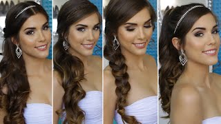 4 Quick And Easy Homecoming Hairstyles | Hair Tutorial