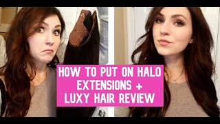 The Truth About Halo Extensions | Luxy Hair Review