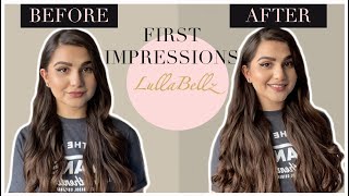 Lullabellz Curly Hair Extensions | Try-On & First Impressions | Nargis Borhan