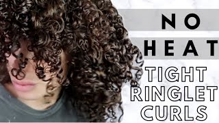 Easy Heatless Curls  Overnight Ringlets - No Heat / No Damage! #Heatlesscurls #Ragcurls