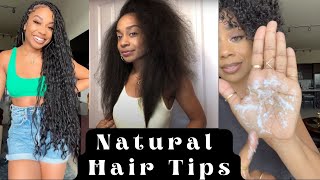 10 Natural Hair Tips I Wish I Knew Sooner