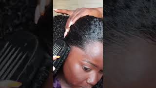 Omg Cutesleek Low Puff On Natural Hair| Natural Hairstyles| Low Curly Puff Hairstyle