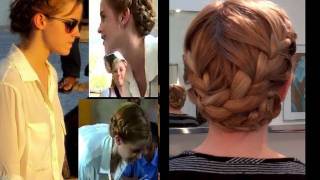 Emma Watson French Braids - Easy Hairstyles For Long Hair - School & Work