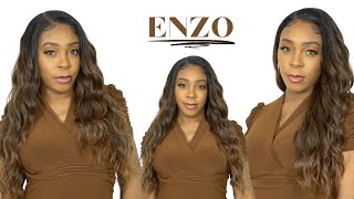 Janet Collection Synthetic Hair Melt 13X6 Hd Swiss Lace Frontal Wig - Enzo --/Wigtypes.Com