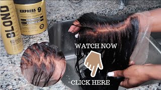 How To: Properly Bleach Your Knots| Beginner Friendly| 13X6 Lace Frontal| Quick & Easy