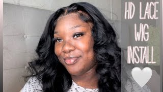 Hd Lace Frontal Wig Install!  | Step By Step, Detailed, And Beginner Friendly! Erica Danley