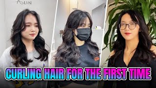 Curling Hair For The First Time - Korean Hairstyle Trends 2022