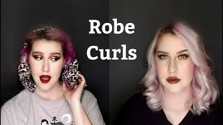 Robe Belt Heatless Curls Tutorial | Short Hair