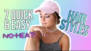 7 Quick + Easy Hairstyles For School! | Reese Regan