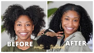 The Best Curly Clips Ins For Type 4 Natural Hair | Multi-Textured Water Jerry Curly Clip Ins