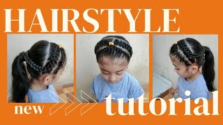 Hairstyle Tutorial For Grade School | Back To School Hairstyle | Anak Turkishpinay Channel