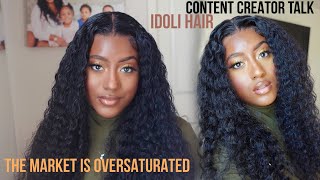 Stop Falling For The Market Is Over Saturated Trick And Go For It! | Idoli Hair Review