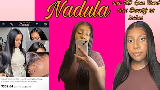 My First Time Buying Nadula!! Unboxing My 13X6 Hd Lace 180% Density 22 Inches