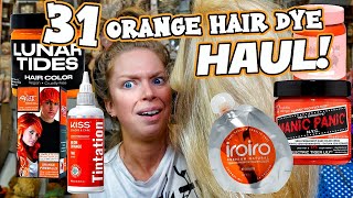 31 Orange Hair Dye Amazon Haul! (Wigs, Hair Dye)