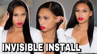  No Plucking!! No Bleaching! Easy Melt Lace Wig Install Without Glue! Skin Melt Wig!