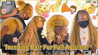Exclusive Tutorial: Half Curly Hair Sewin + Half Stitch Braids | Blonde Color Style Ft.#Elfinhair