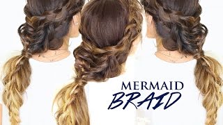 Mermaid Braid Hair Tutorial | Cute Hairstyles For Medium Long Hair