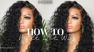 Learn How To Make A Wig| No Measuring | 6X6 Lace Closure| Beginner Friendly | Easy Tutorial...
