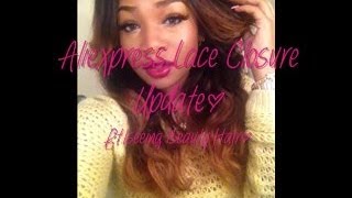 Aliexpress: Iseeing Beauty Swiss Lace Closure 1 Month Update