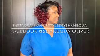 Inexpensive Glueless Asymmetrical Curly Quick Weave Bob With Milky Way 3Piece Deep Hair