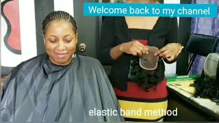 How To Closure Sew-In | No Glue No  Gel (Elastic Band Method) Talk Through | Step By Step  Tutorial